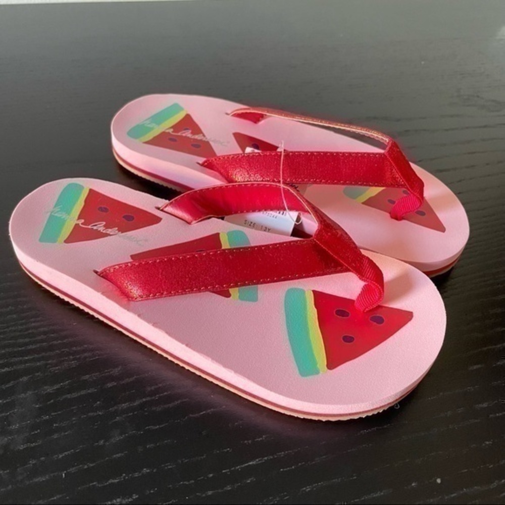 Summer Girls flip-flops Size 13 Hanna Andersson